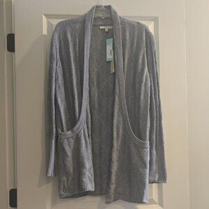 41 Hawthorn Light Gray Open Front Cardigan
